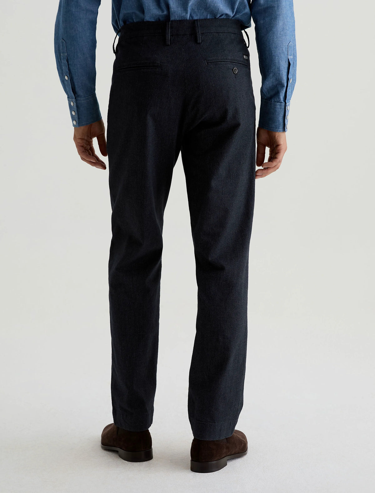 STEEL GREY PINSTRIPE