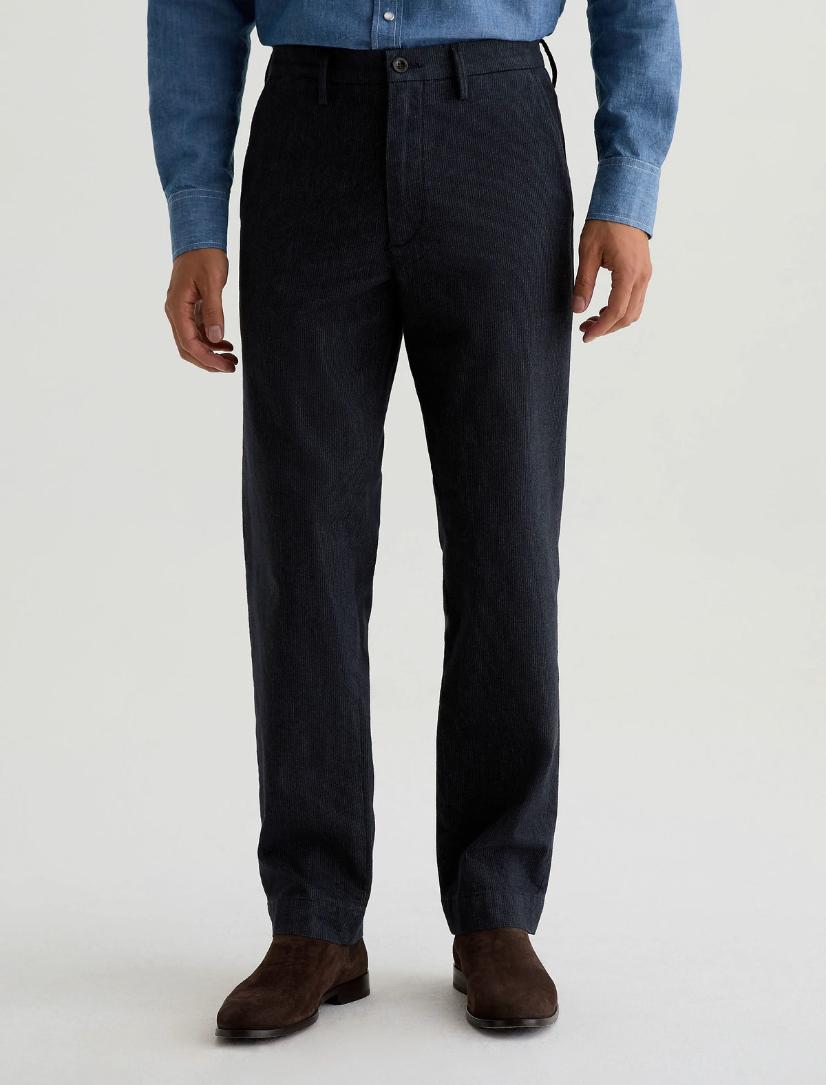 STEEL GREY PINSTRIPE