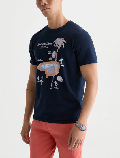 P POOLSIDE HOTEL DEEP NAVY