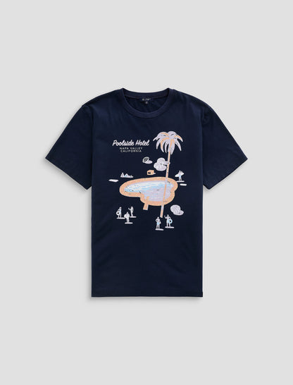 P POOLSIDE HOTEL DEEP NAVY