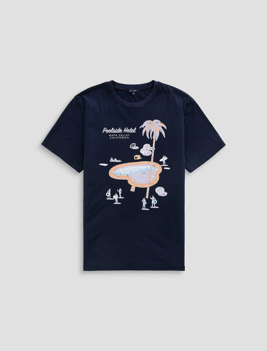 P POOLSIDE HOTEL DEEP NAVY