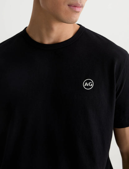 P AG CHEST LOGO TRUE BLACK
