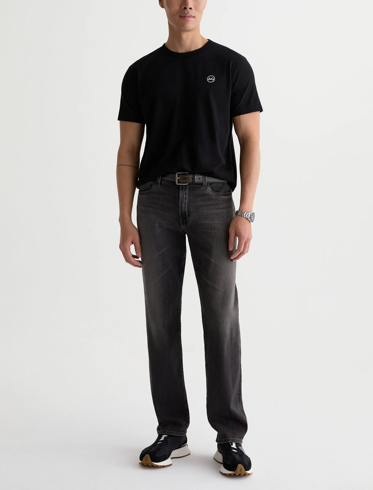 P AG CHEST LOGO TRUE BLACK