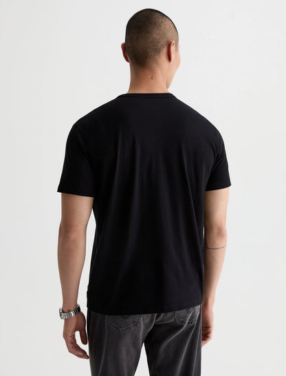 P AG CHEST LOGO TRUE BLACK