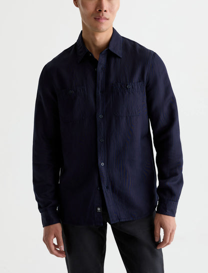 TRUE BLACK RIFF WAVE STRIPE