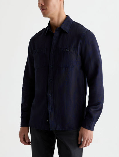 TRUE BLACK RIFF WAVE STRIPE