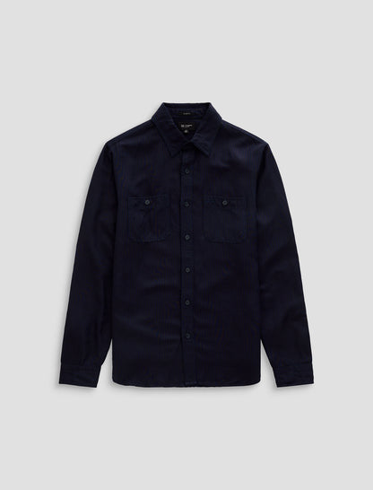TRUE BLACK RIFF WAVE STRIPE