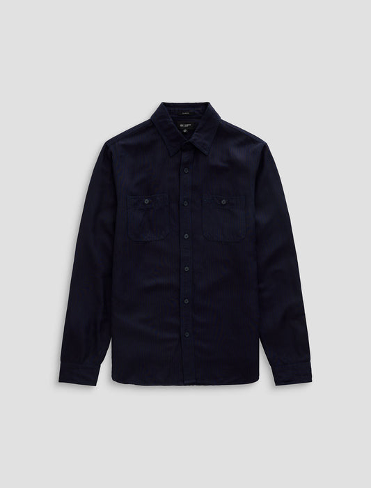 TRUE BLACK RIFF WAVE STRIPE