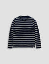NAVY/NATURAL STRIPE