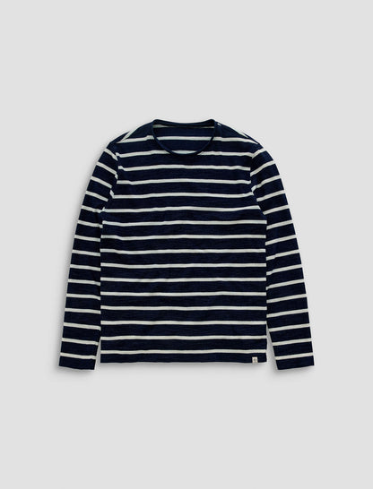 NAVY/NATURAL STRIPE