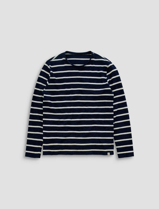 NAVY/NATURAL STRIPE