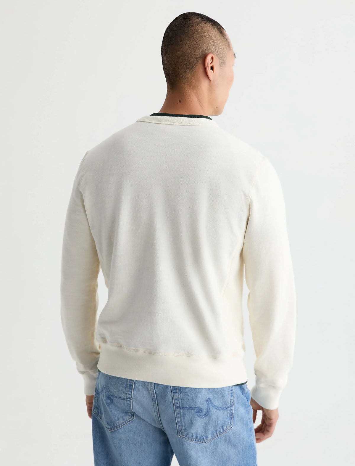 MENS CREW AG LA -IVORY DUST