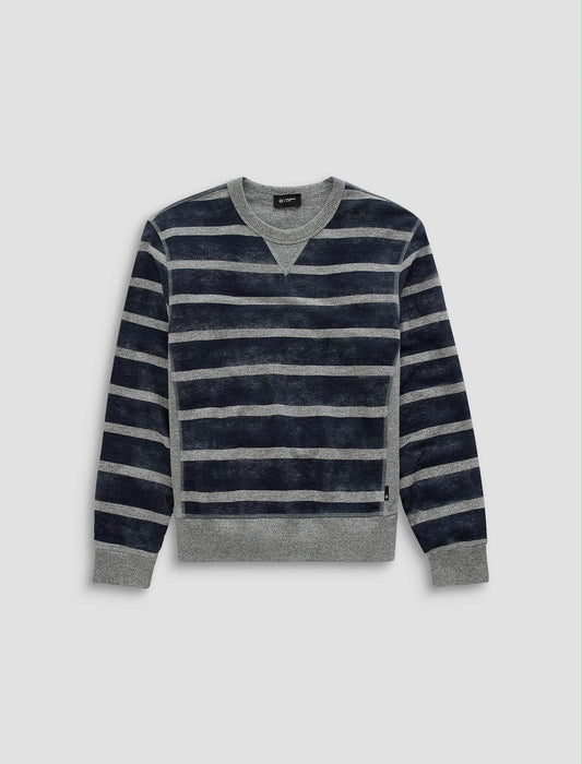 NAVY/GREY STRIPE