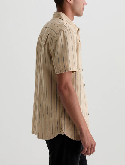 NATURAL/BLACK STRIPE