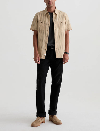 NATURAL/BLACK STRIPE