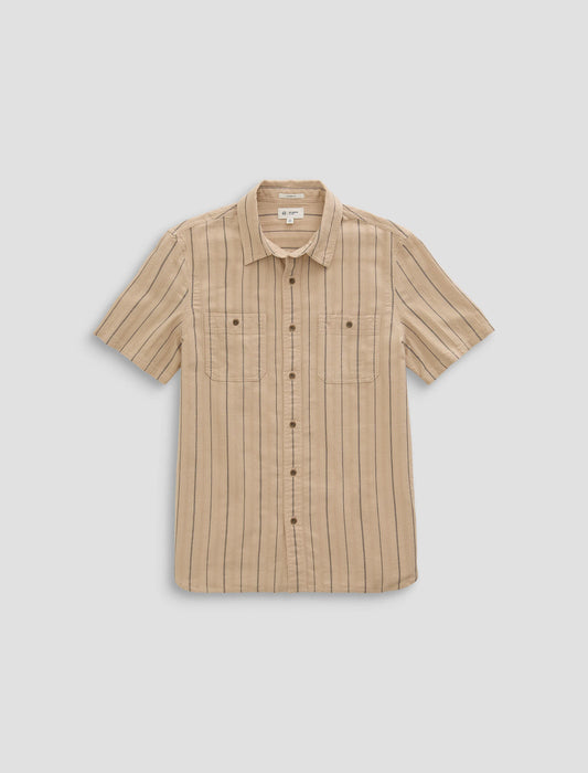 NATURAL/BLACK STRIPE