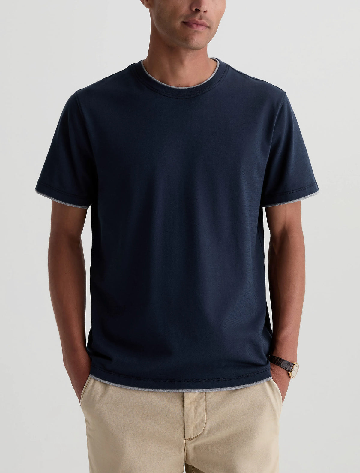 DEEP NAVY/HEATHER GREY
