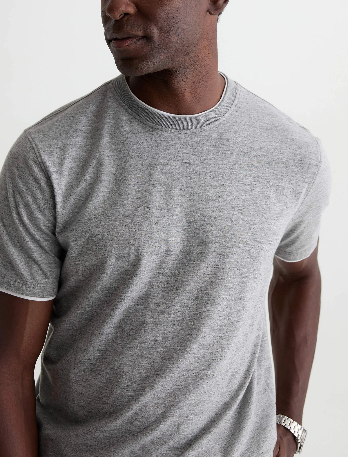 HEATHER GREY/TRUE WHITE