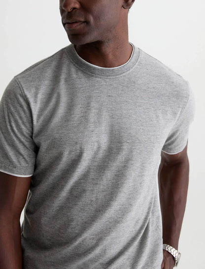 HEATHER GREY/TRUE WHITE