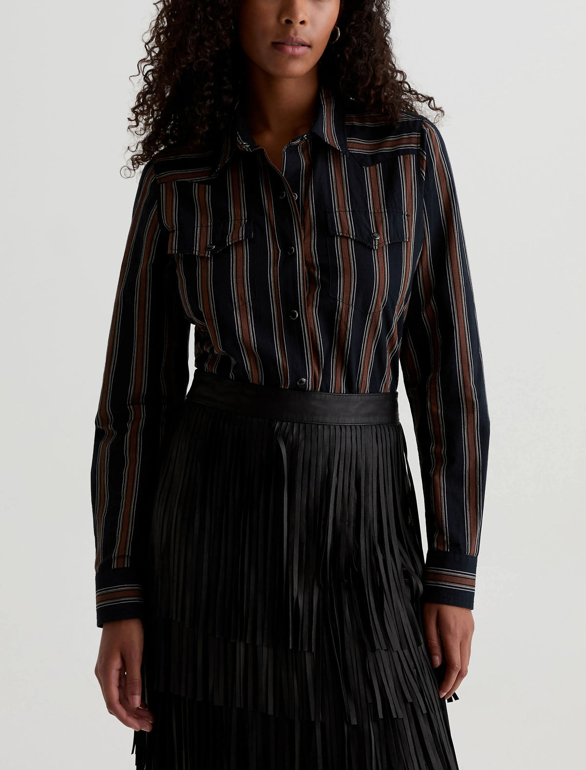 BOLD STRIPE BLACK MULTI