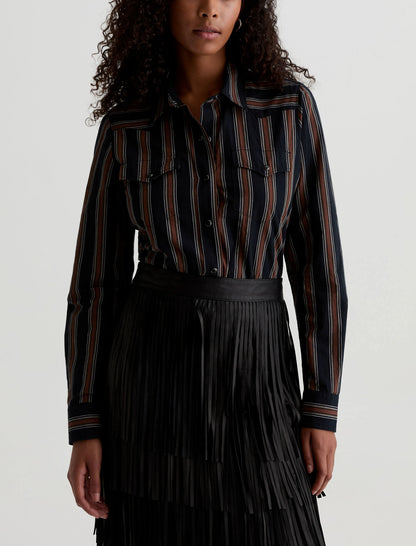 BOLD STRIPE BLACK MULTI