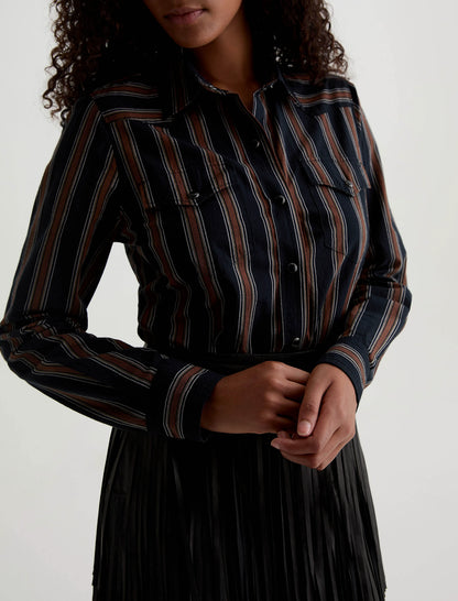 BOLD STRIPE BLACK MULTI