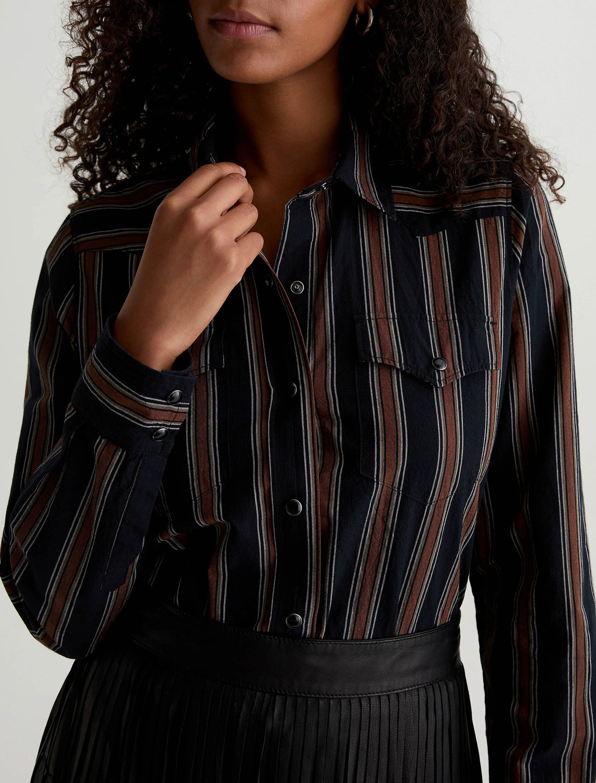 BOLD STRIPE BLACK MULTI