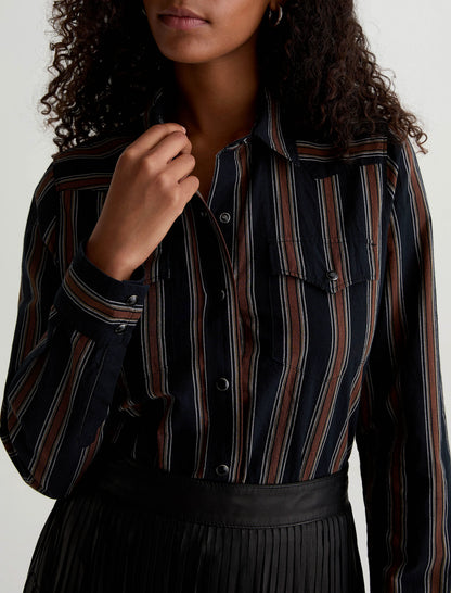 BOLD STRIPE BLACK MULTI