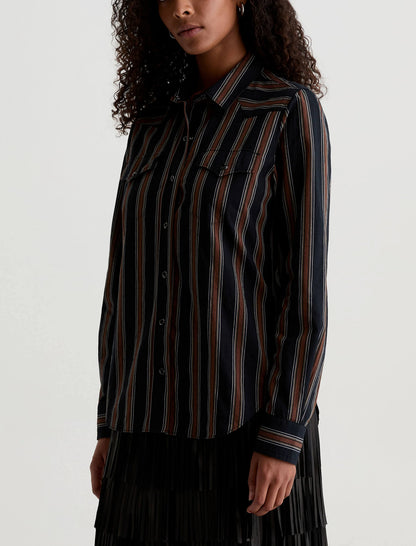 BOLD STRIPE BLACK MULTI