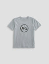 WOMENS AG DISTRESS LOGO -WHITE