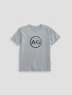 WOMENS AG DISTRESS LOGO -WHITE