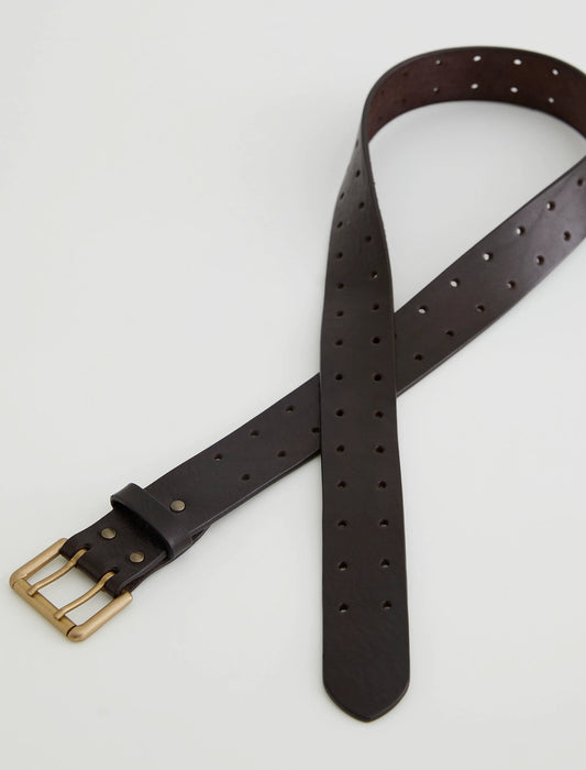 DARK BROWN/BRASS