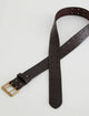 DARK BROWN/BRASS