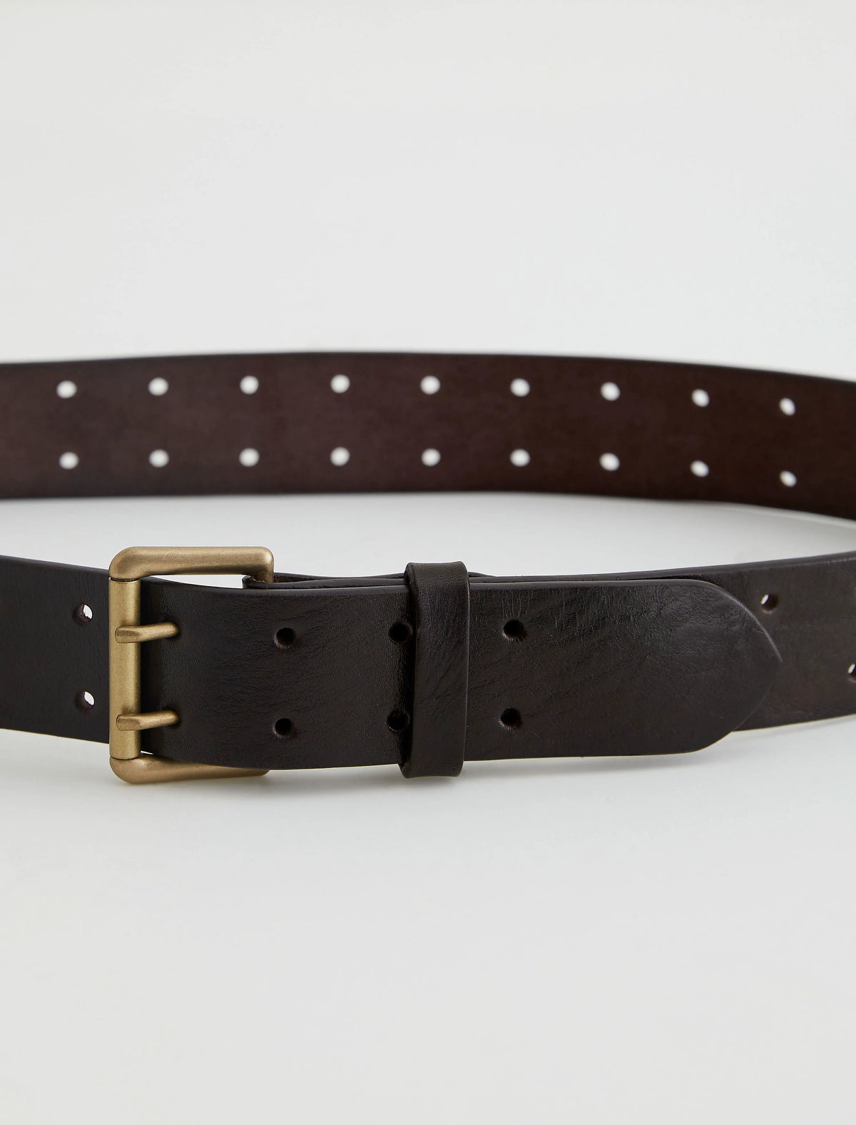 DARK BROWN/BRASS