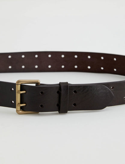 DARK BROWN/BRASS