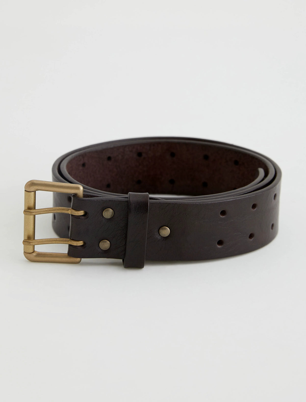 DARK BROWN/BRASS