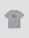MENS AG DISTRESS LOGO- HEATHER