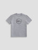MENS AG DISTRESS LOGO- HEATHER